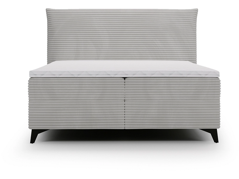 Boxspringbett FOXY hellgrau Boxspringbett FOXY hellgrau
