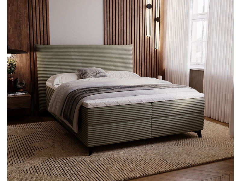 Boxspring FOXY vert clair