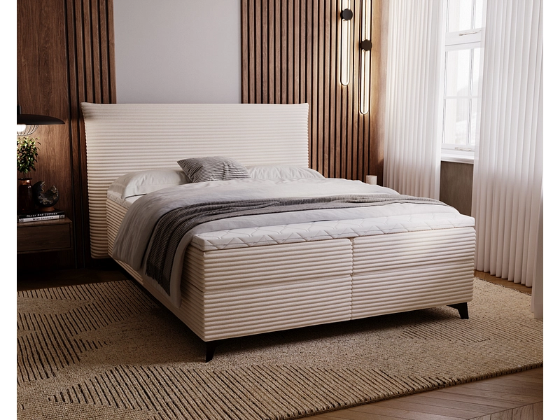 Boxspringbett FOXY beige