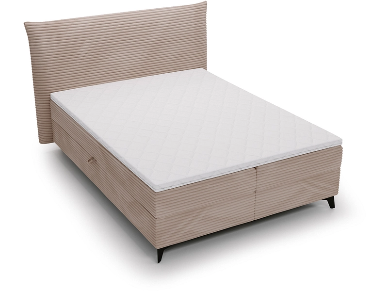 Boxspring FOXY cappuccino 180x200cm semirigido