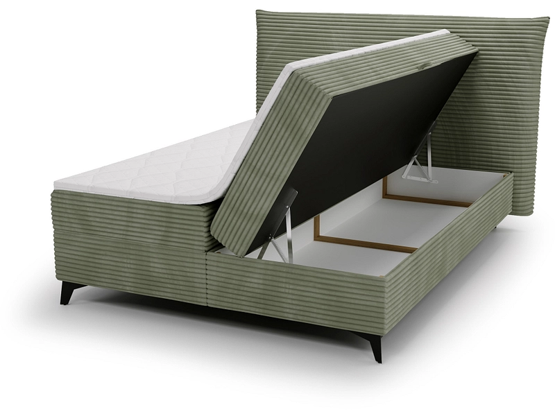 Boxspring FOXY vert clair