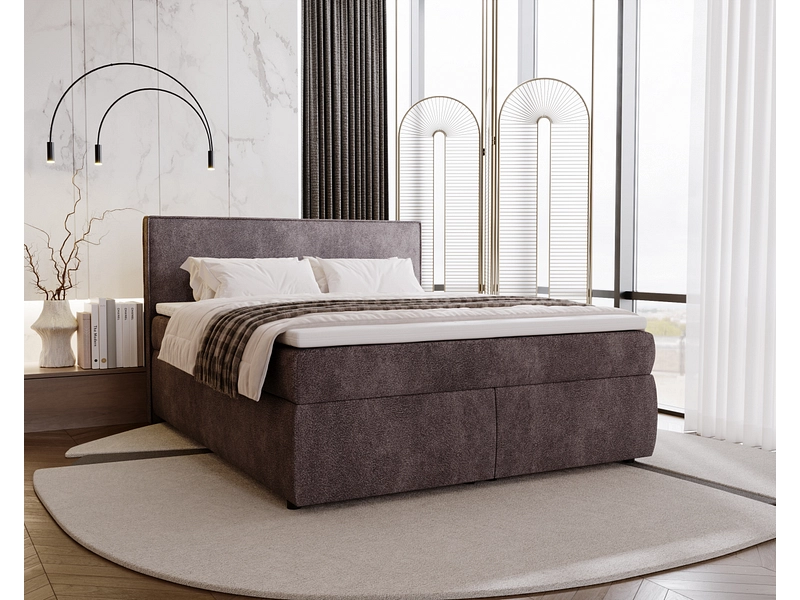 Boxspringbett SONIA grau