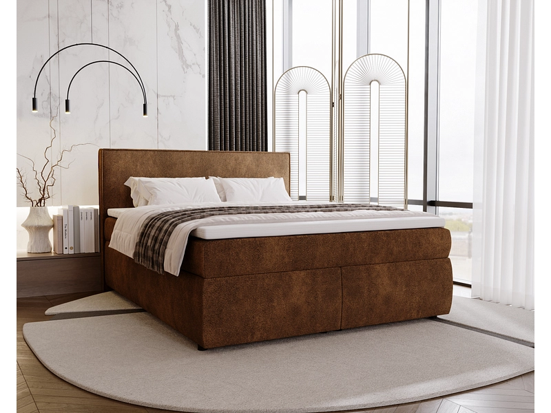 Boxspringbett SONIA braun