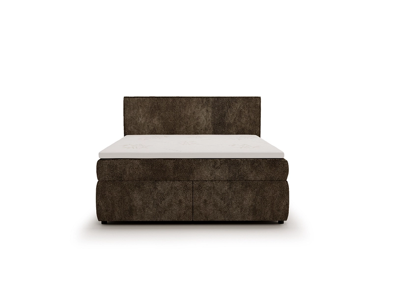 Boxspring SONIA grafite 180x200cm semirigido