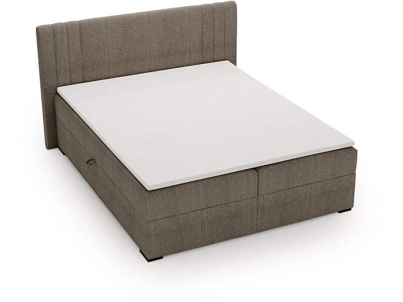 Boxspring PARIS cappuccino 140x200cm semirigido