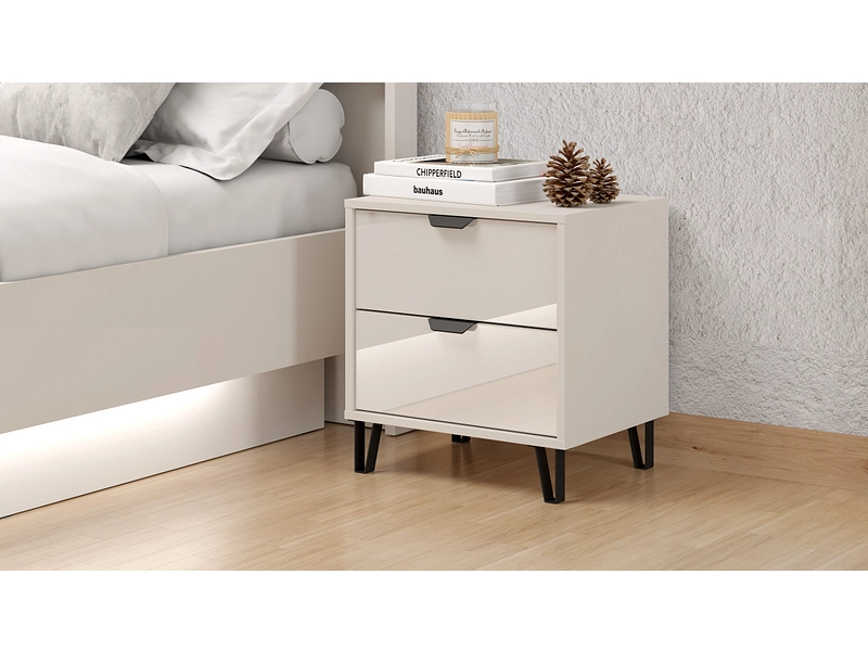 Nachttisch LUCCA 2 Schubladen