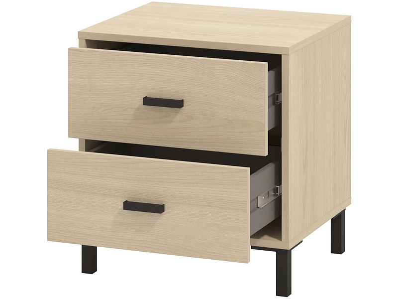 Chevet BALI 2 tiroirs Chevet BALI 2 tiroirs