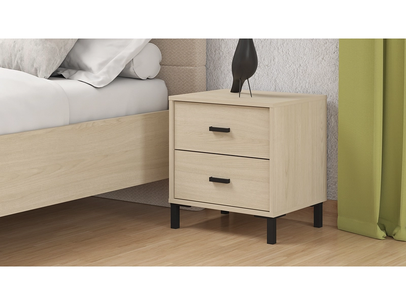 Chevet BALI 2 tiroirs Chevet BALI 2 tiroirs
