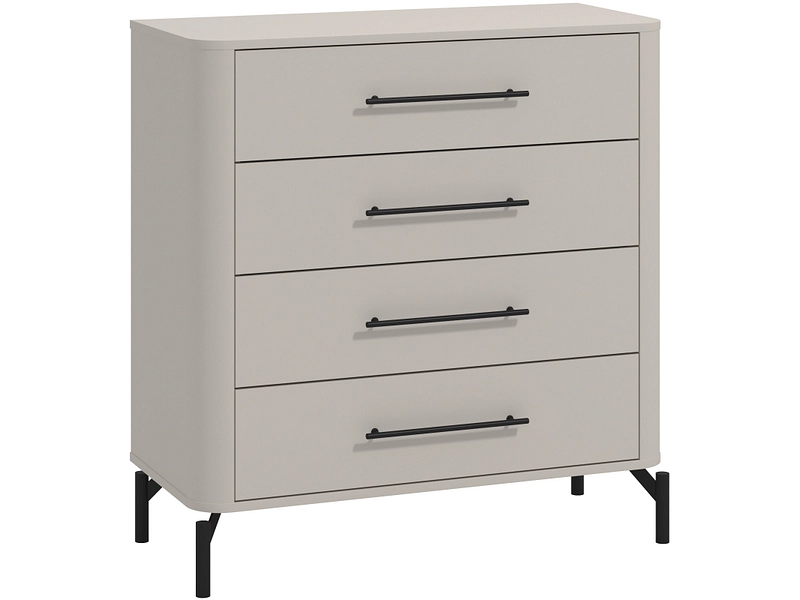 Commode SERDICA 4 tiroirs Commode SERDICA 4 tiroirs