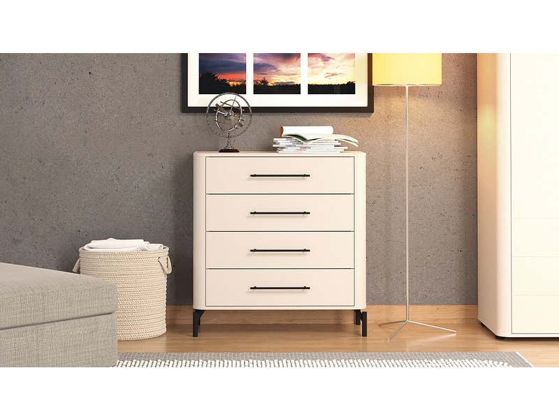 Commode SERDICA 4 tiroirs Commode SERDICA 4 tiroirs