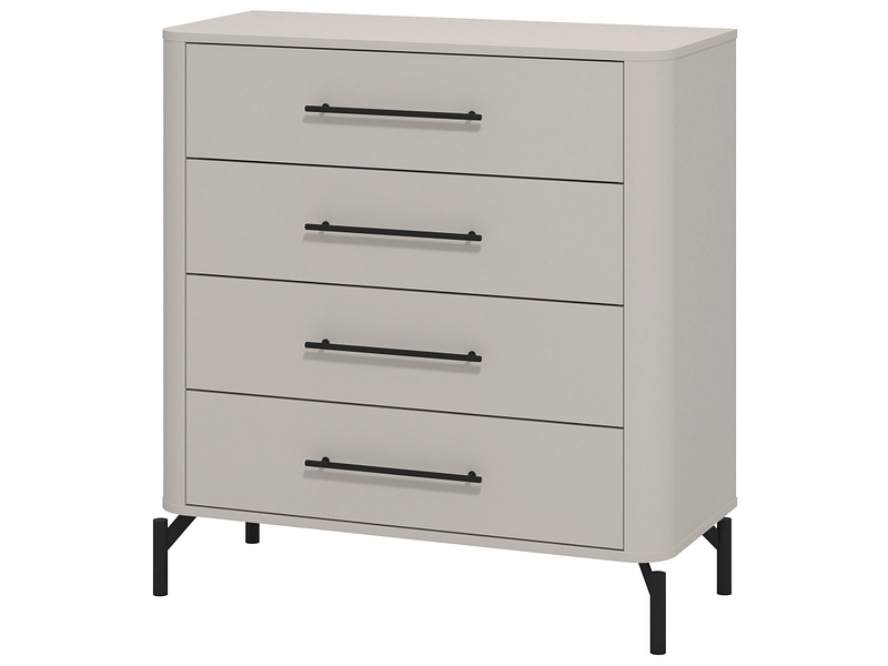 Commode SERDICA 4 tiroirs Commode SERDICA 4 tiroirs