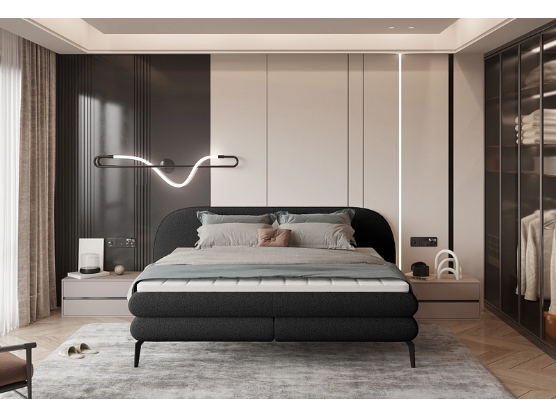 Boxspring WERNIGHT OVO nero