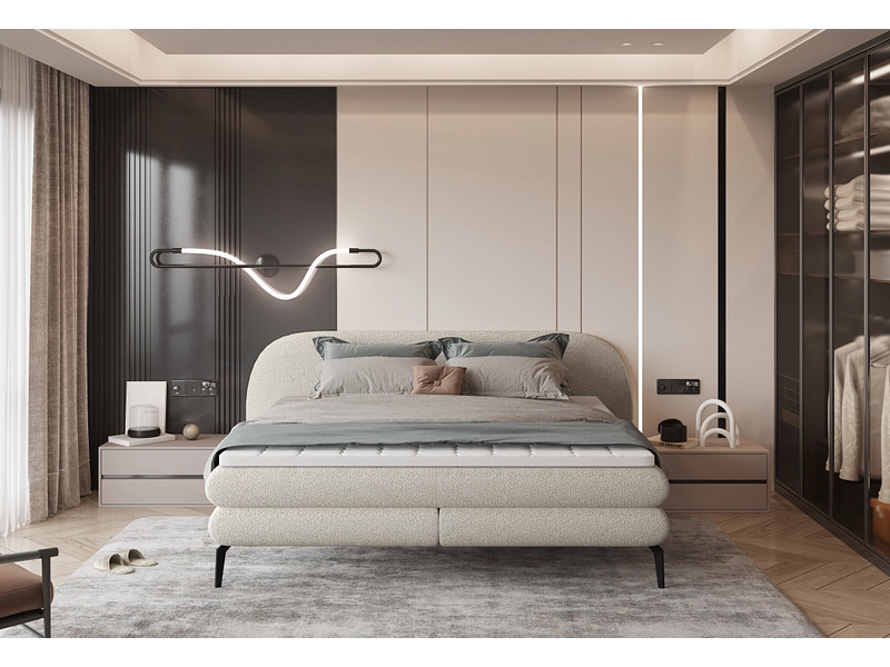 Boxspringbett WERNIGHT OVO sand