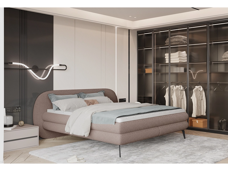 Boxspringbett WERNIGHT OVO koralle