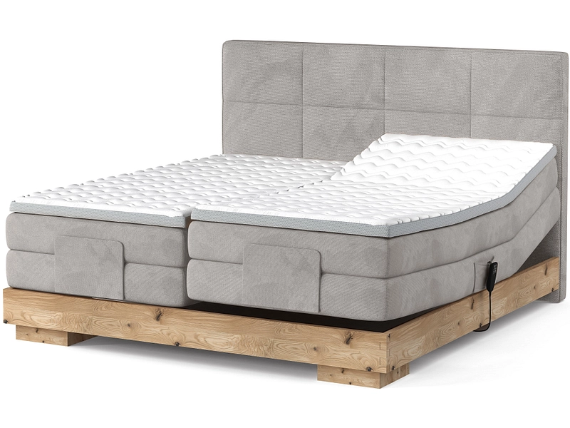 Boxspring eletttrico CRUDO beige