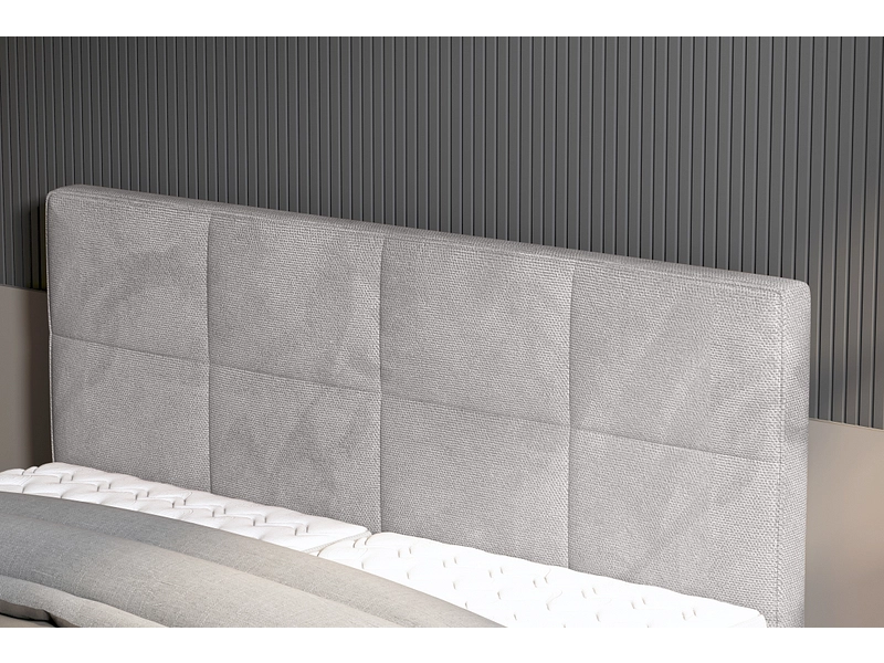 Boxspring eletttrico CRUDO grigio chiaro