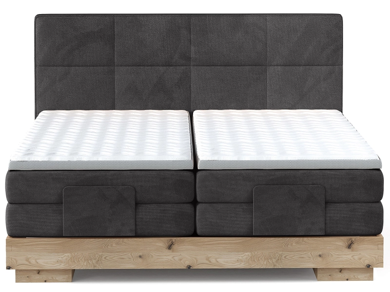 Boxspring eletttrico CRUDO antracite