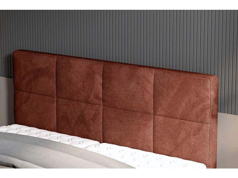 Boxspring eletttrico CRUDO terracotta