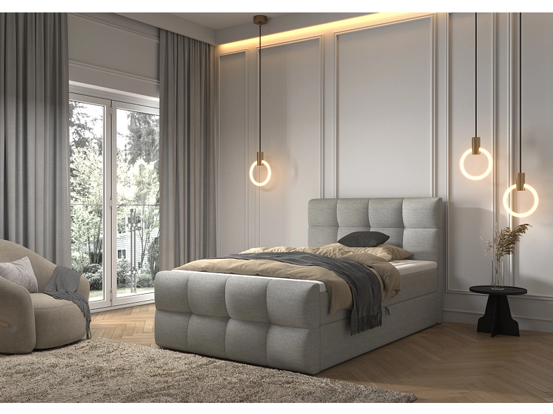 Boxspring BELLAGIO grigio