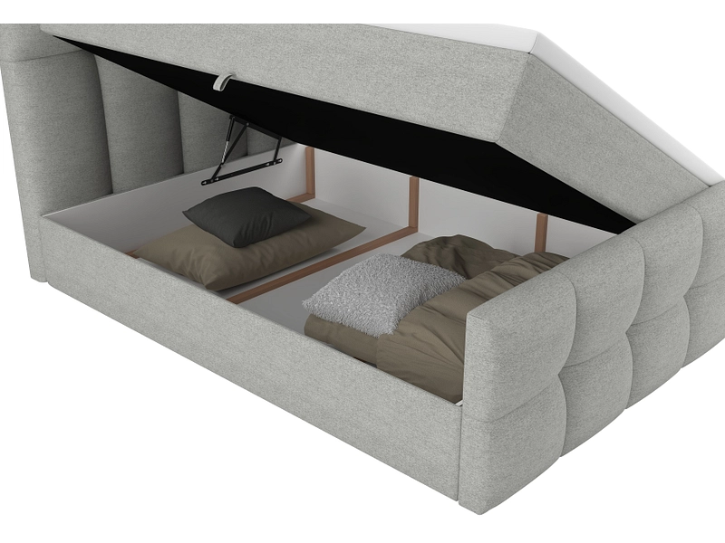 Boxspring BELLAGIO grigio