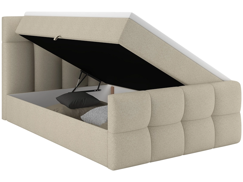 Boxspringbett BELLAGIO dunkelbeige Boxspringbett BELLAGIO dunkelbeige