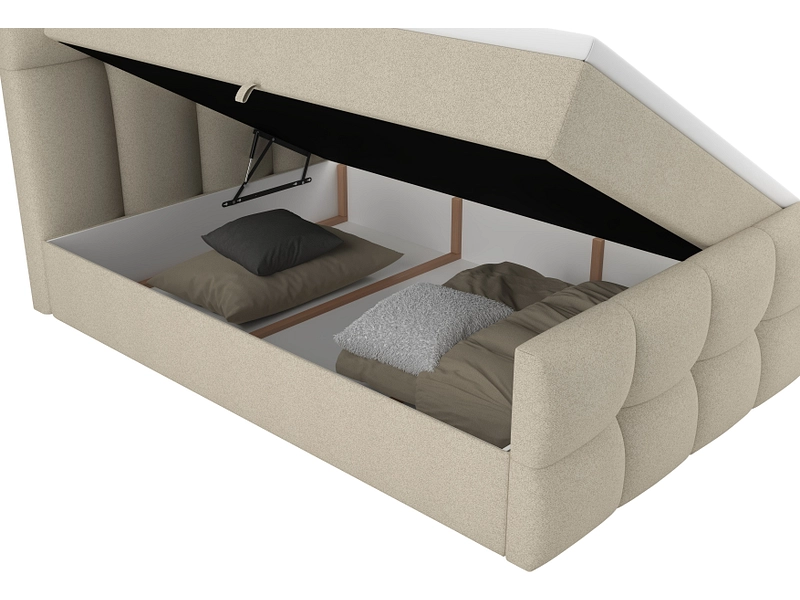 Boxspringbett BELLAGIO dunkelbeige Boxspringbett BELLAGIO dunkelbeige