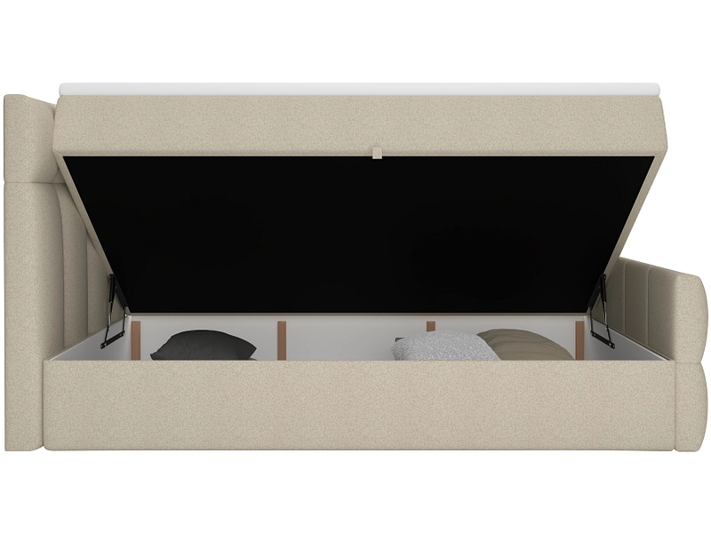Boxspringbett BELLAGIO dunkelbeige Boxspringbett BELLAGIO dunkelbeige