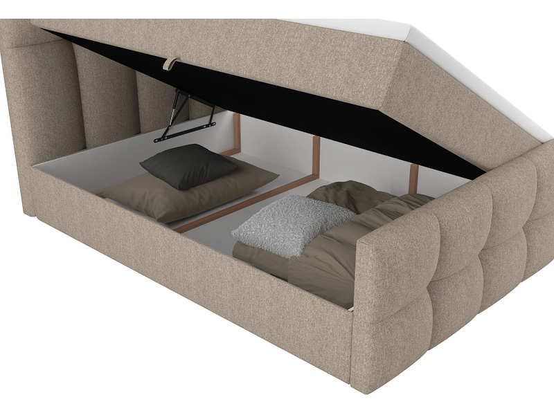 Boxspring BELLAGIO marrone chiaro