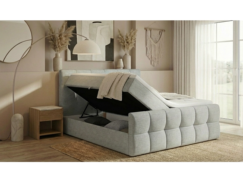 Boxspringbett BELLAGIO grau Boxspringbett BELLAGIO grau