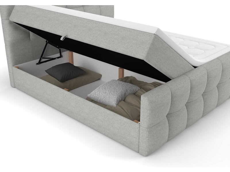 Boxspringbett BELLAGIO grau Boxspringbett BELLAGIO grau