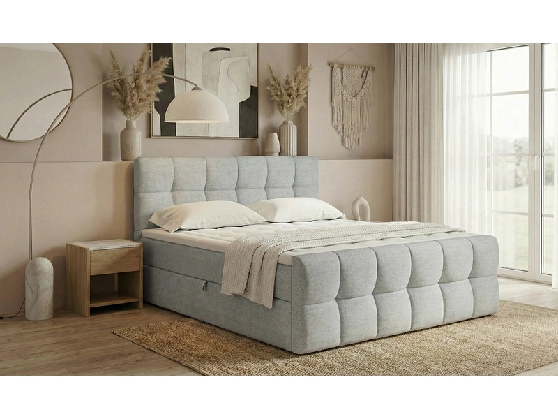 Boxspringbett BELLAGIO grau Boxspringbett BELLAGIO grau