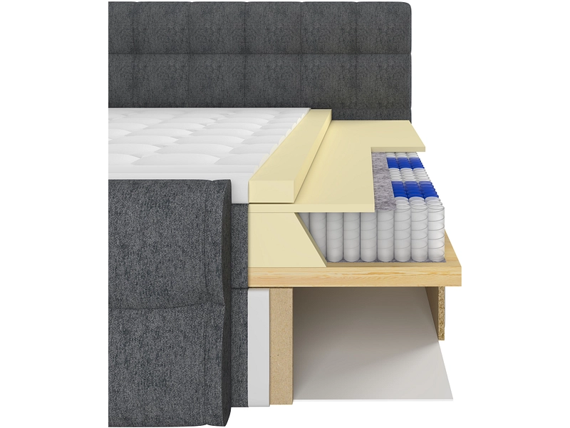 Boxspring BELLAGIO nero