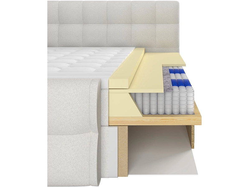 Boxspringbett BELLAGIO beige Boxspringbett BELLAGIO beige