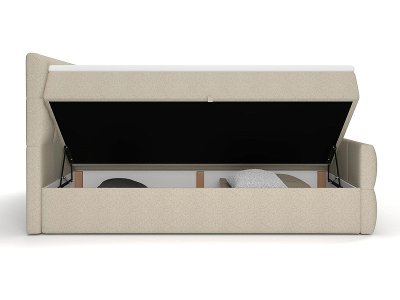 Boxspringbett BELLAGIO dunkelbeige Boxspringbett BELLAGIO dunkelbeige