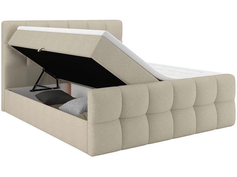Boxspringbett BELLAGIO dunkelbeige Boxspringbett BELLAGIO dunkelbeige