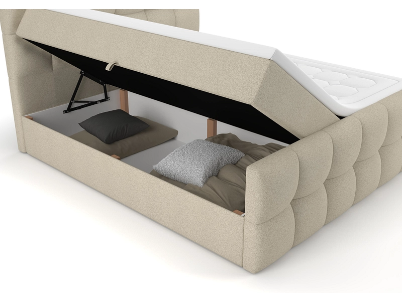 Boxspringbett BELLAGIO dunkelbeige Boxspringbett BELLAGIO dunkelbeige