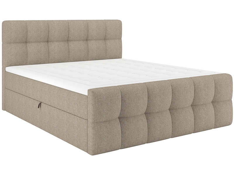 Boxspringbett BELLAGIO hellbraun Boxspringbett BELLAGIO hellbraun