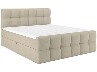 Boxspringbett BELLAGIO dunkelbeige