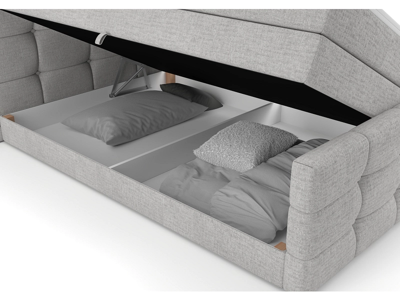 Boxspringbett SHADOW grau Boxspringbett SHADOW grau