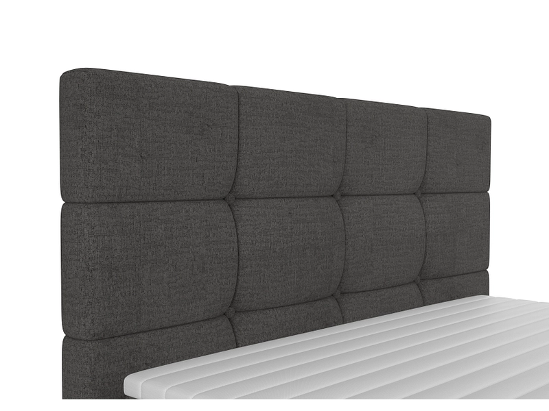 Boxspringbett SHADOW dunkelgrau