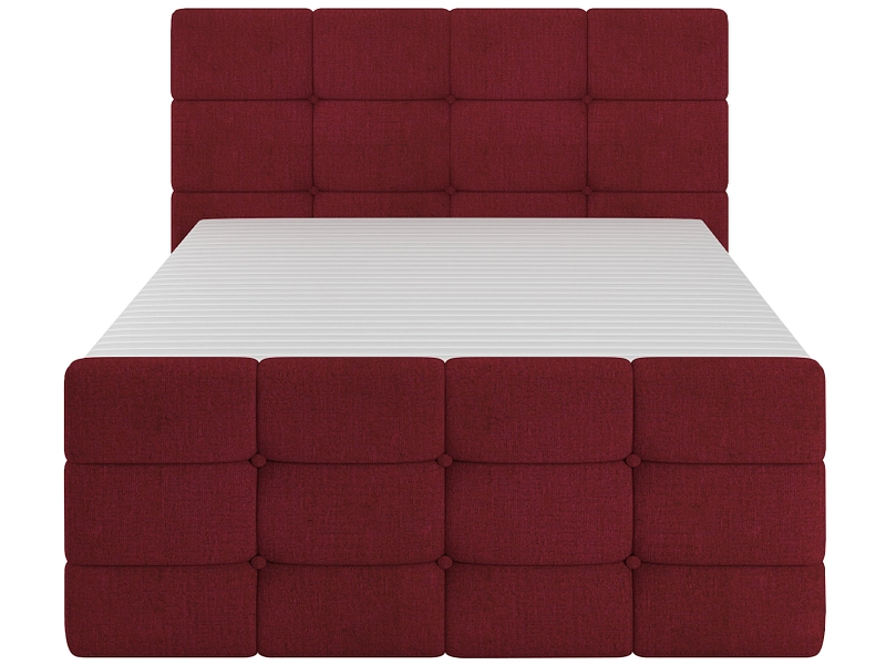 Boxspringbett SHADOW bordeau