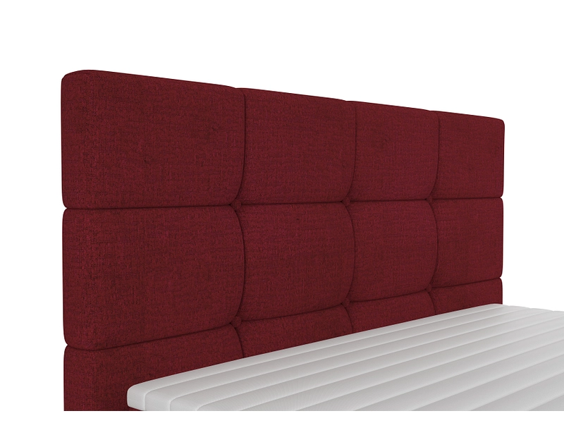 Boxspringbett SHADOW bordeau