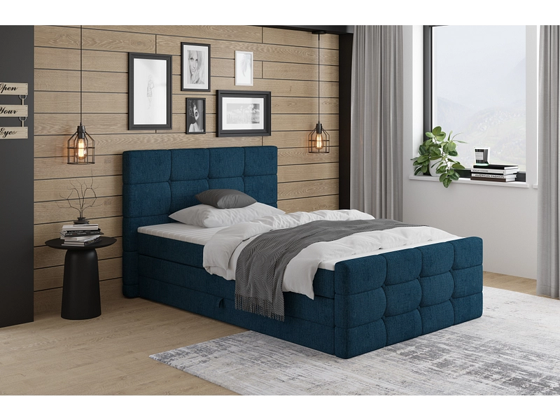 Boxspringbett SHADOW dunkelblau Boxspringbett SHADOW dunkelblau