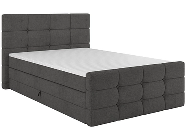 Boxspringbett SHADOW dunkelgrau