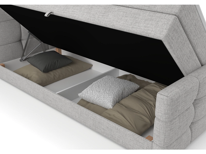Boxspringbett SHADOW grau