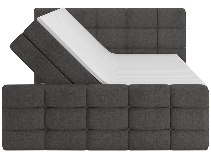 Boxspringbett SHADOW dunkelgrau
