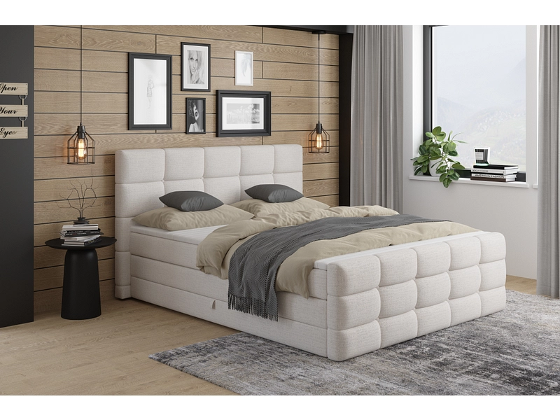 Boxspringbett SHADOW beige