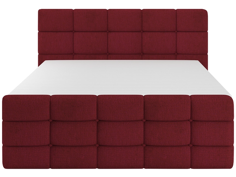 Boxspringbett SHADOW bordeau