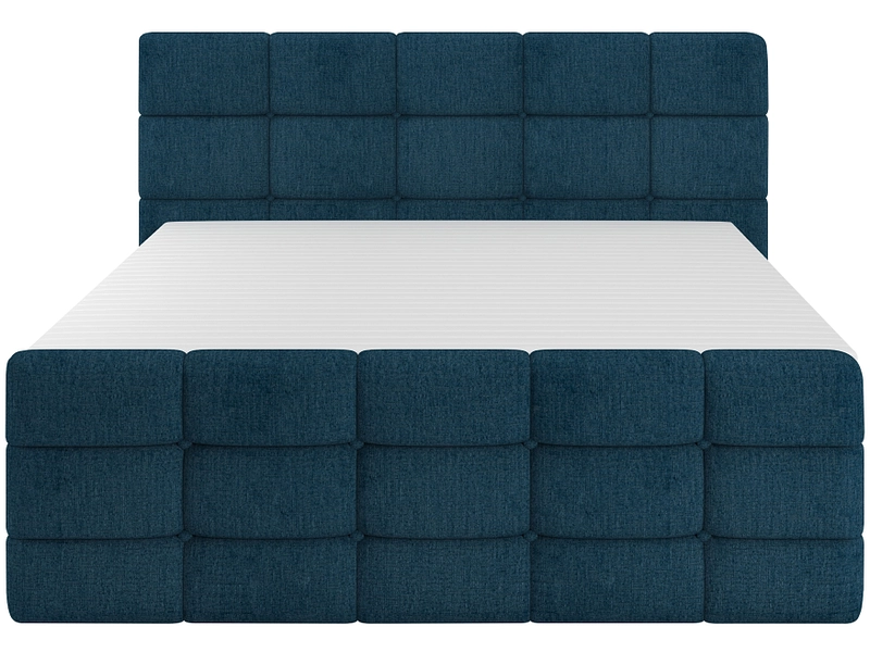 Boxspringbett SHADOW dunkelblau