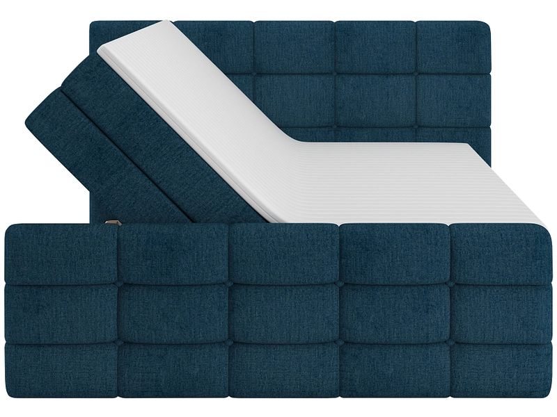 Boxspringbett SHADOW dunkelblau